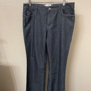 Sparkly Jeans from White House Black Market "Blanc" Blue/Grey size 8